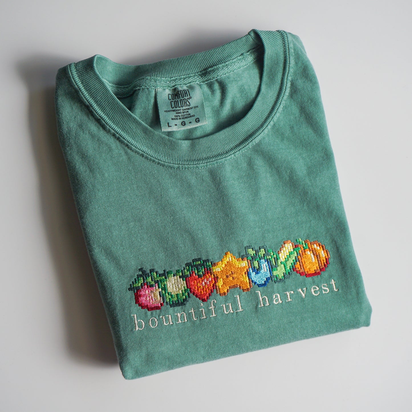 Bountiful Harvest Stardew Valley Embroidered Shirt