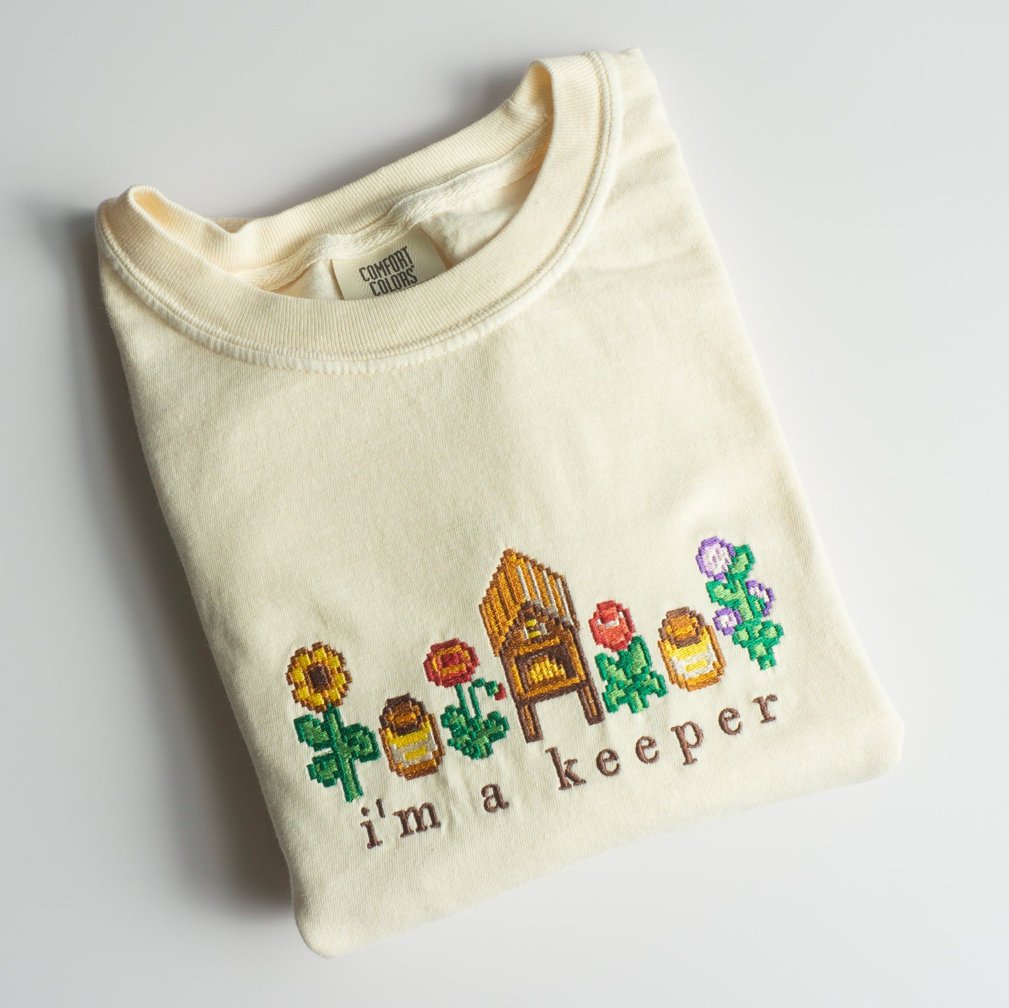 I'm a Keeper Stardew Valley Embroidered Shirt